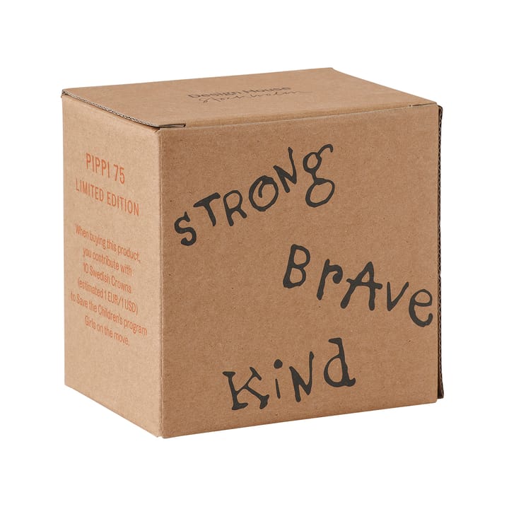 Astrid Lindgren Pippi アニバーサリー マグ 20 cl, Strong Kind Brave Design House Stockholm | デザインハウス ストックホルム