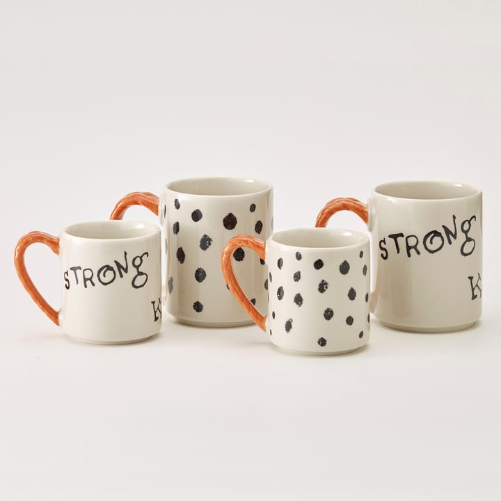 Astrid Lindgren Pippi アニバーサリー マグ 20 cl, Strong Kind Brave Design House Stockholm | デザインハウス ストックホルム