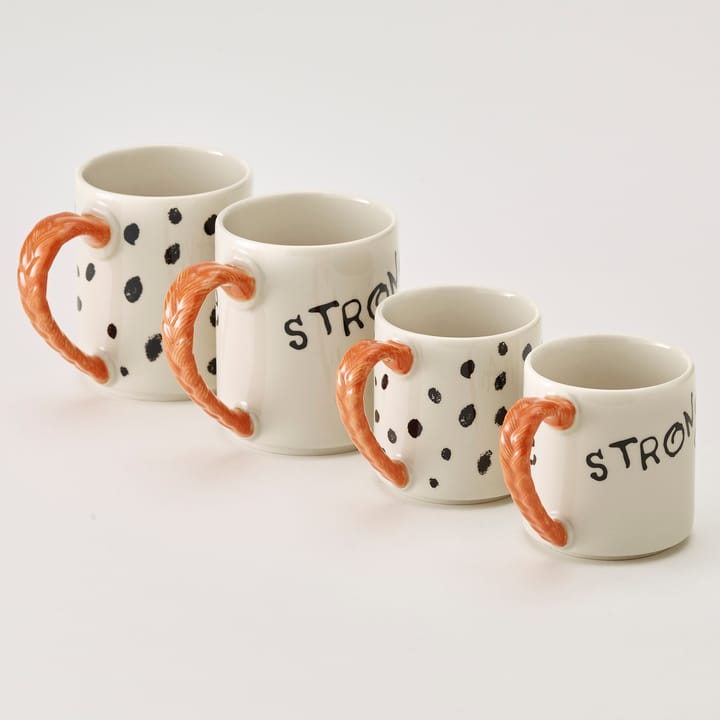Astrid Lindgren Pippi アニバーサリー マグ 20 cl, Strong Kind Brave Design House Stockholm | デザインハウス ストックホルム