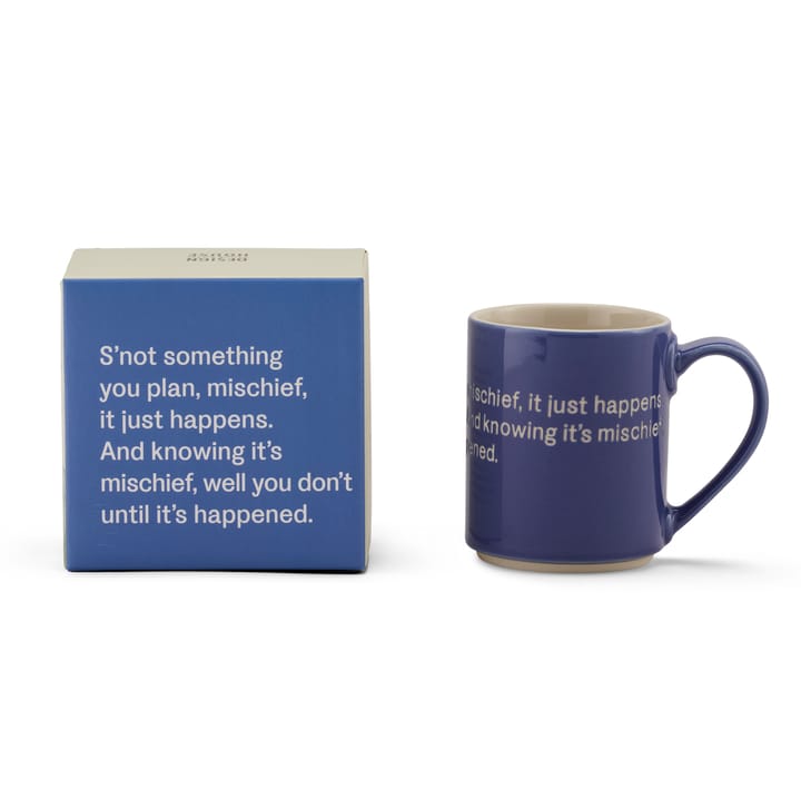 Astrid Lindgren マグ, S'not something you plan, blue-english Design House Stockholm | デザインハウス ストックホルム