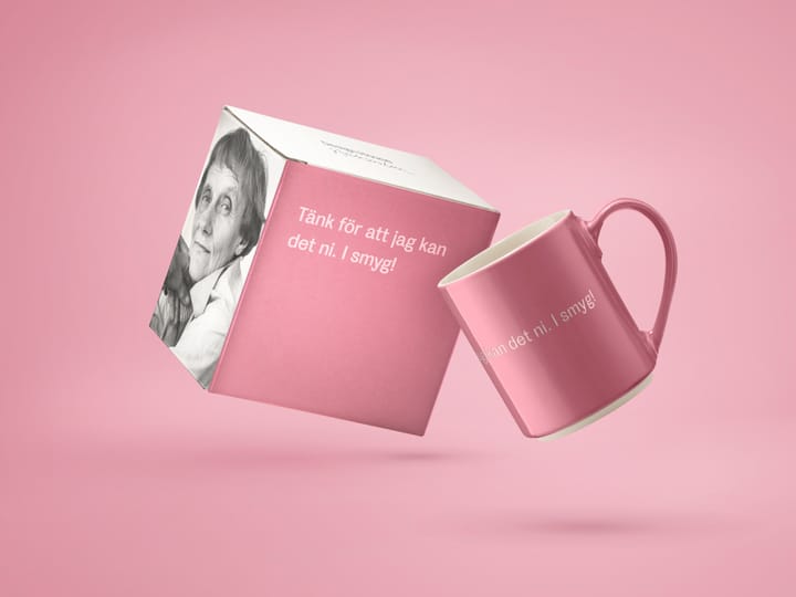 Astrid Lindgren マグ, Tänk for att jag kan…, Swedish text Design House Stockholm | デザインハウス ストックホルム