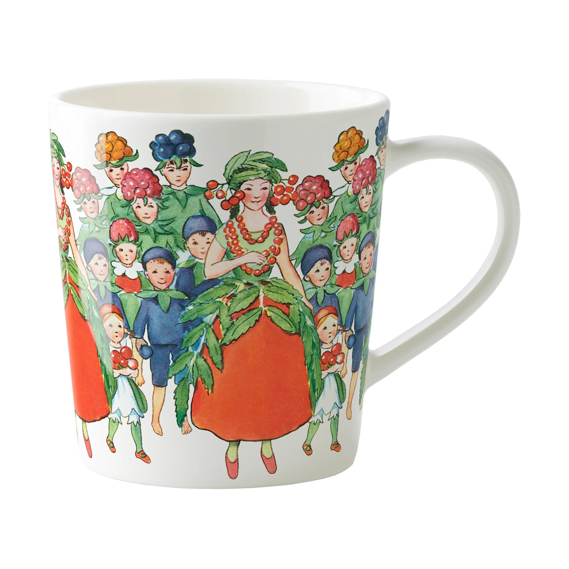 August ハンドル付きマグ 400 ml, White Design House Stockholm | デザインハウス ストックホルム