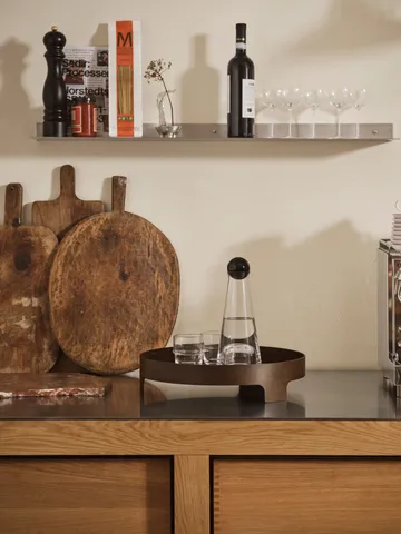 Bridge トレイ - Dark oak, Ø42 cm - Design House Stockholm | デザインハウス ストックホルム