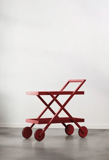 Exit  サービングトロリー - Red - Design House Stockholm | デザインハウス ストックホルム
