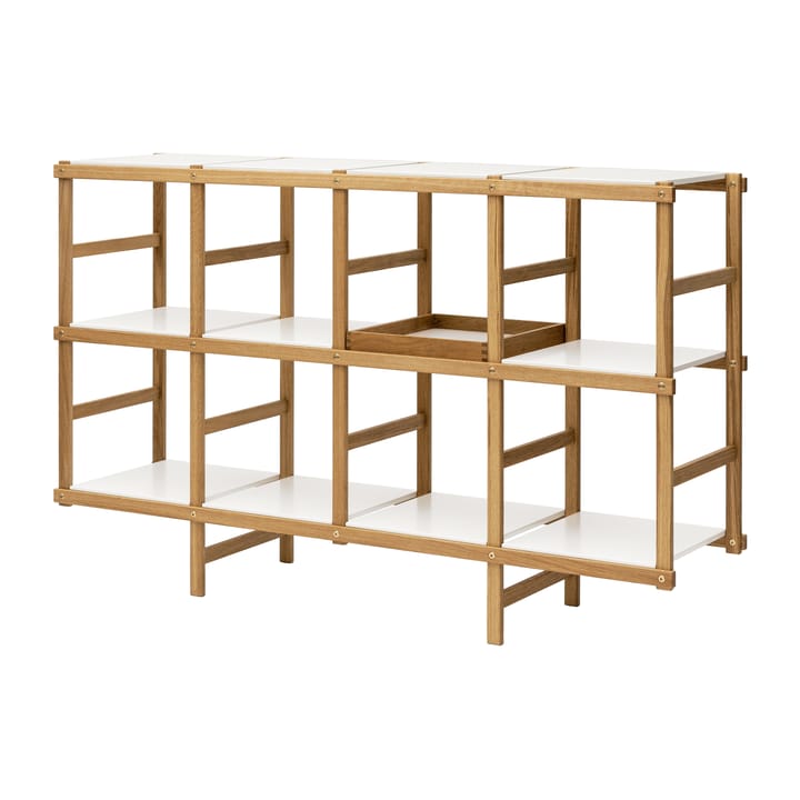 Frame シェルフ M 154 cm - oak-white - Design House Stockholm | デザインハウス ストックホルム