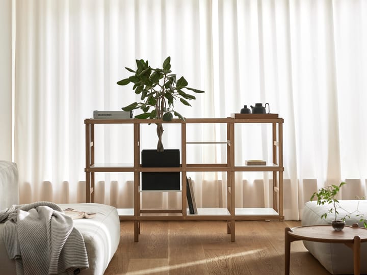 Frame シェルフ M 154 cm, oak-white Design House Stockholm | デザインハウス ストックホルム