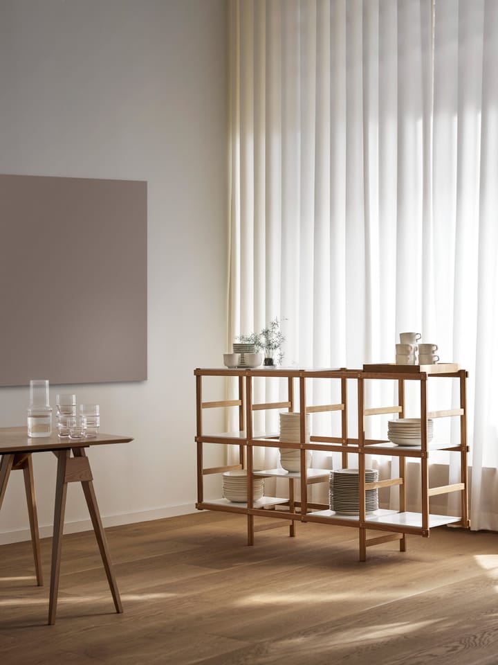 Frame シェルフ M 154 cm, oak-white Design House Stockholm | デザインハウス ストックホルム