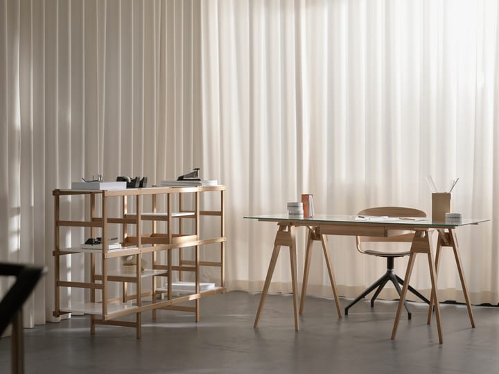 Frame シェルフ M 154 cm, oak-white Design House Stockholm | デザインハウス ストックホルム