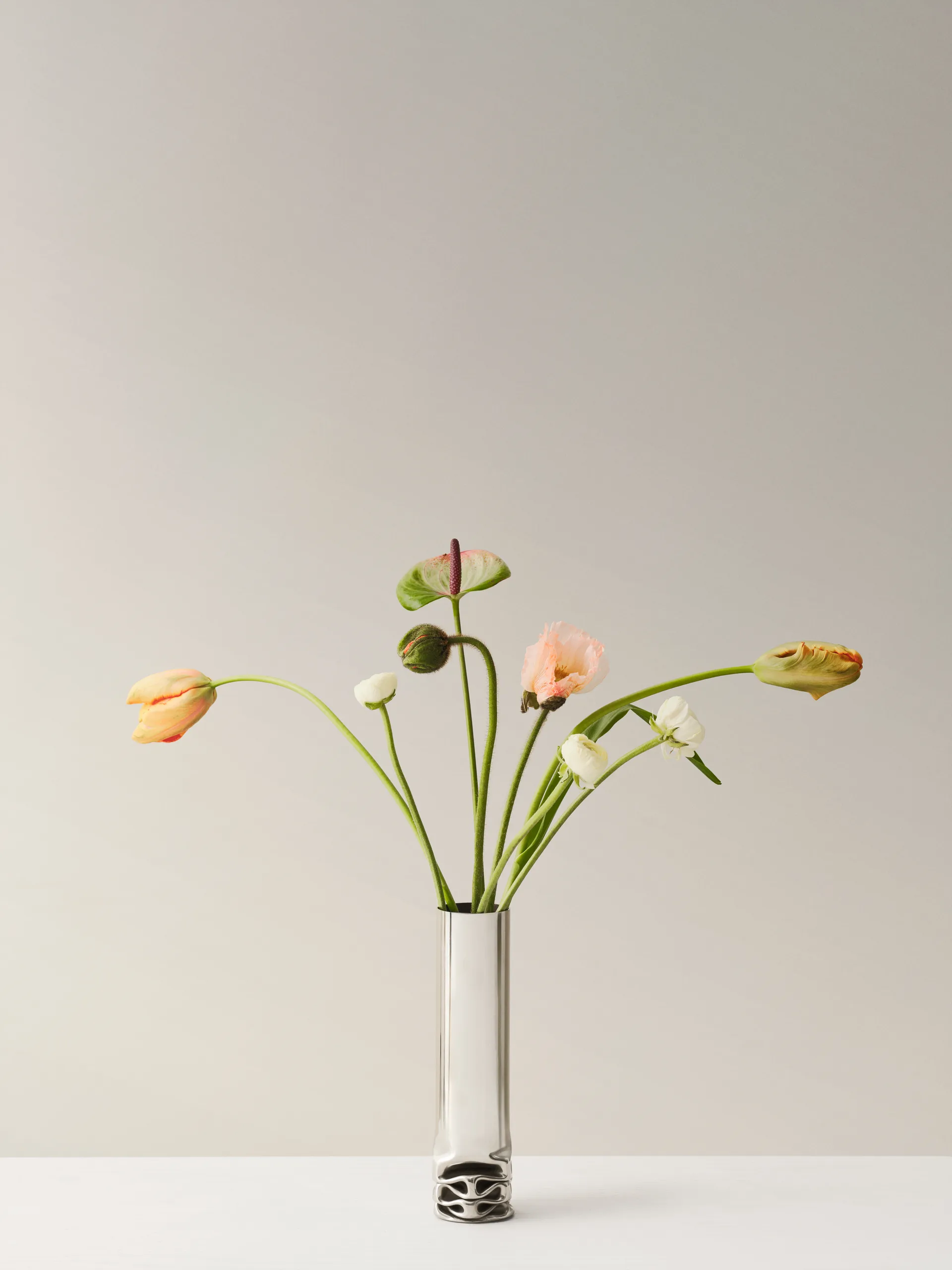 Hydraulic 花瓶 25 cm, Stainless steel, 25 cm Design House Stockholm | デザインハウス ストックホルム