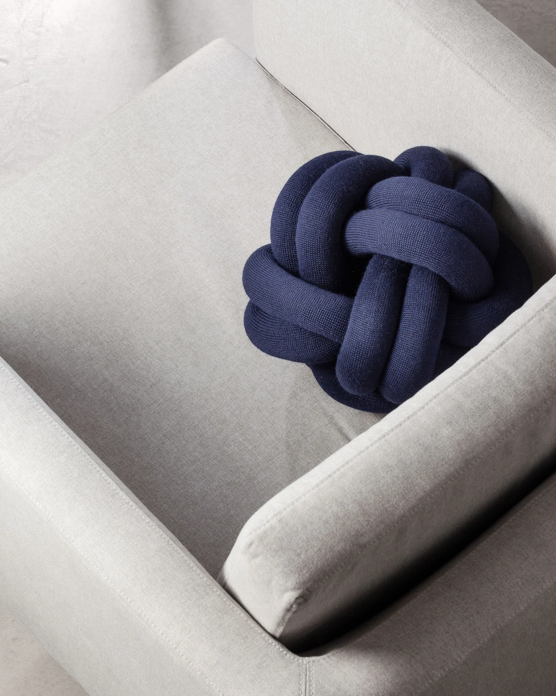 Knot ピロー, marine blue Design House Stockholm | デザインハウス ストックホルム