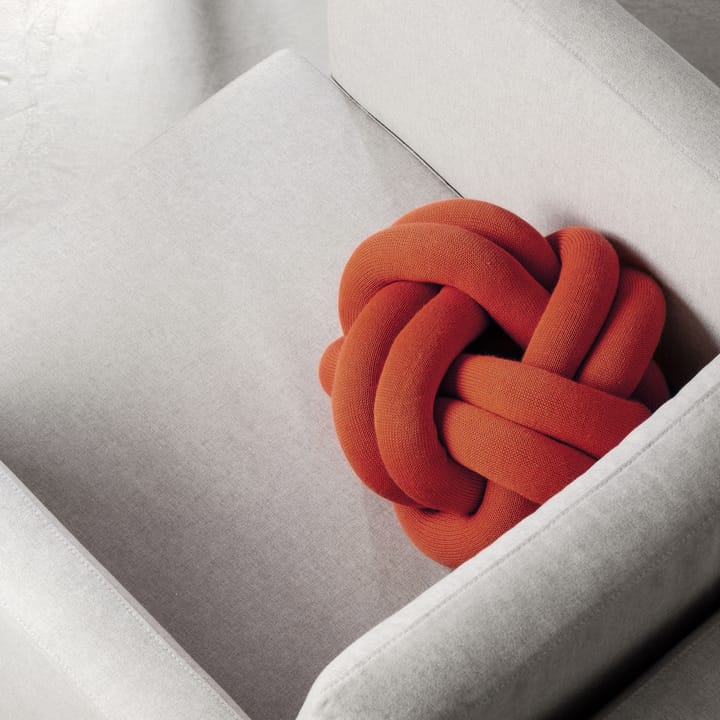 Knot ピロー, Orange red Design House Stockholm | デザインハウス ストックホルム