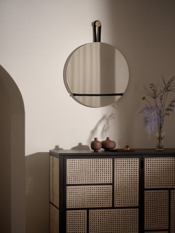 Lasso ミラー ラウンド - clear-black - Design House Stockholm | デザインハウス ストックホルム