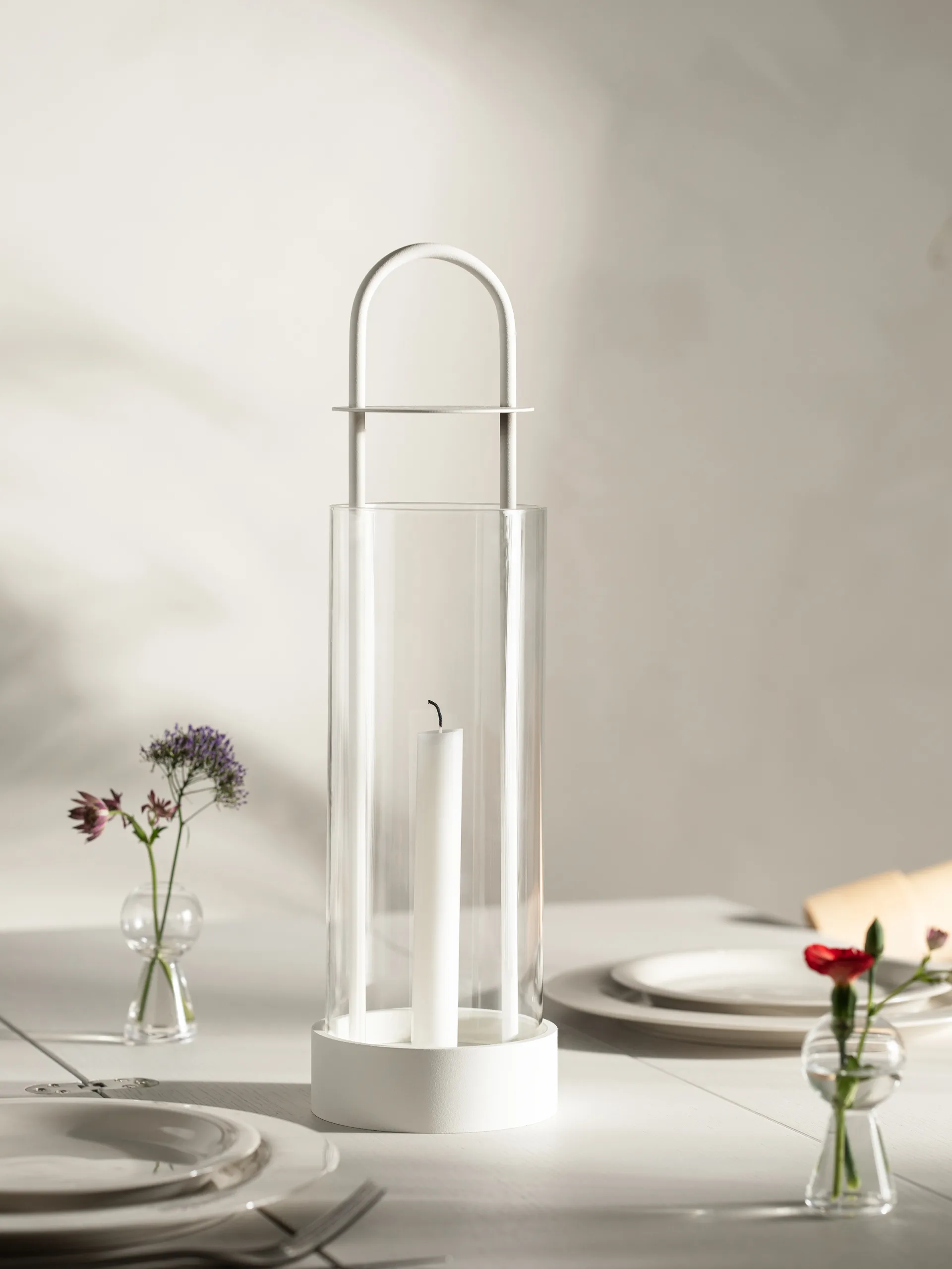 Lotus ハリケーン ランタン, white Design House Stockholm | デザインハウス ストックホルム