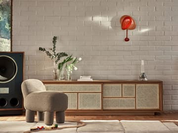 Mellow Clock ウォールクロック - Red - Design House Stockholm | デザインハウス ストックホルム