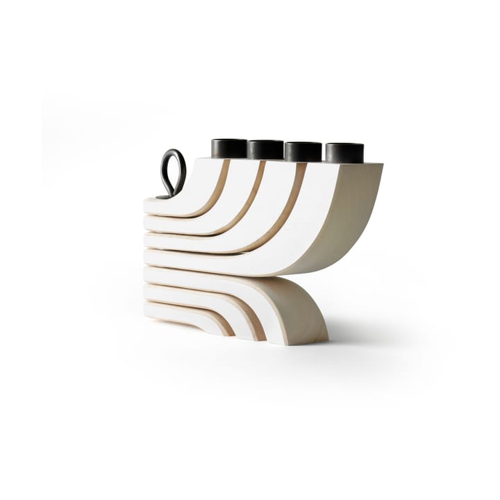 Nordic Light キャンドルホルダ�ー 4脚, white Design House Stockholm | デザインハウス ストックホルム