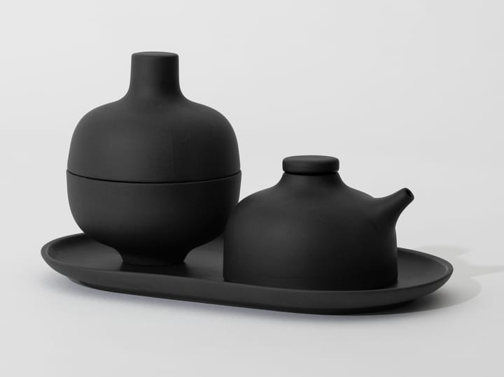 Sand 醤油用ボトル 12 cl - Black clay - Design House Stockholm | デザインハウス ストックホルム