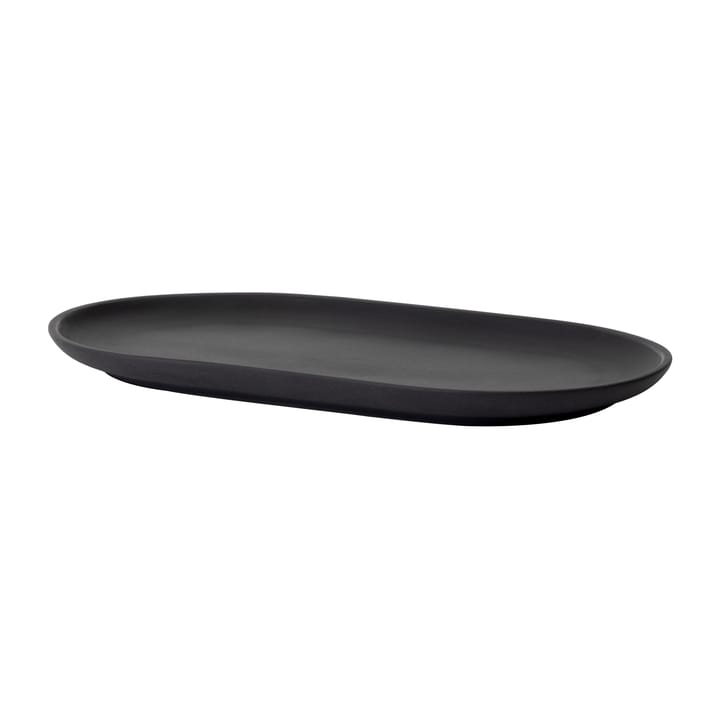 Sand プレート oval 12.5x20 cm - Black clay - Design House Stockholm | デザインハウス ストックホルム