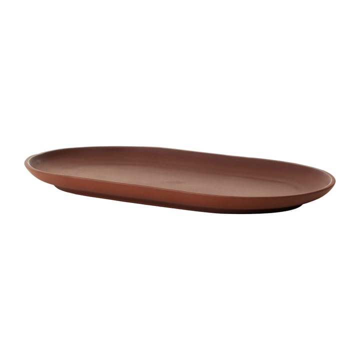 Sand プレート oval 12.5x20 cm - Red clay - Design House Stockholm | デザインハウス ストックホルム