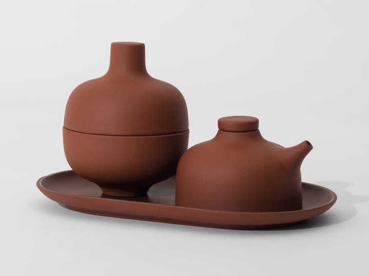 Sand ボウル 蓋つき S Ø8.2 cm - Red clay - Design House Stockholm | デザインハウス ストックホルム