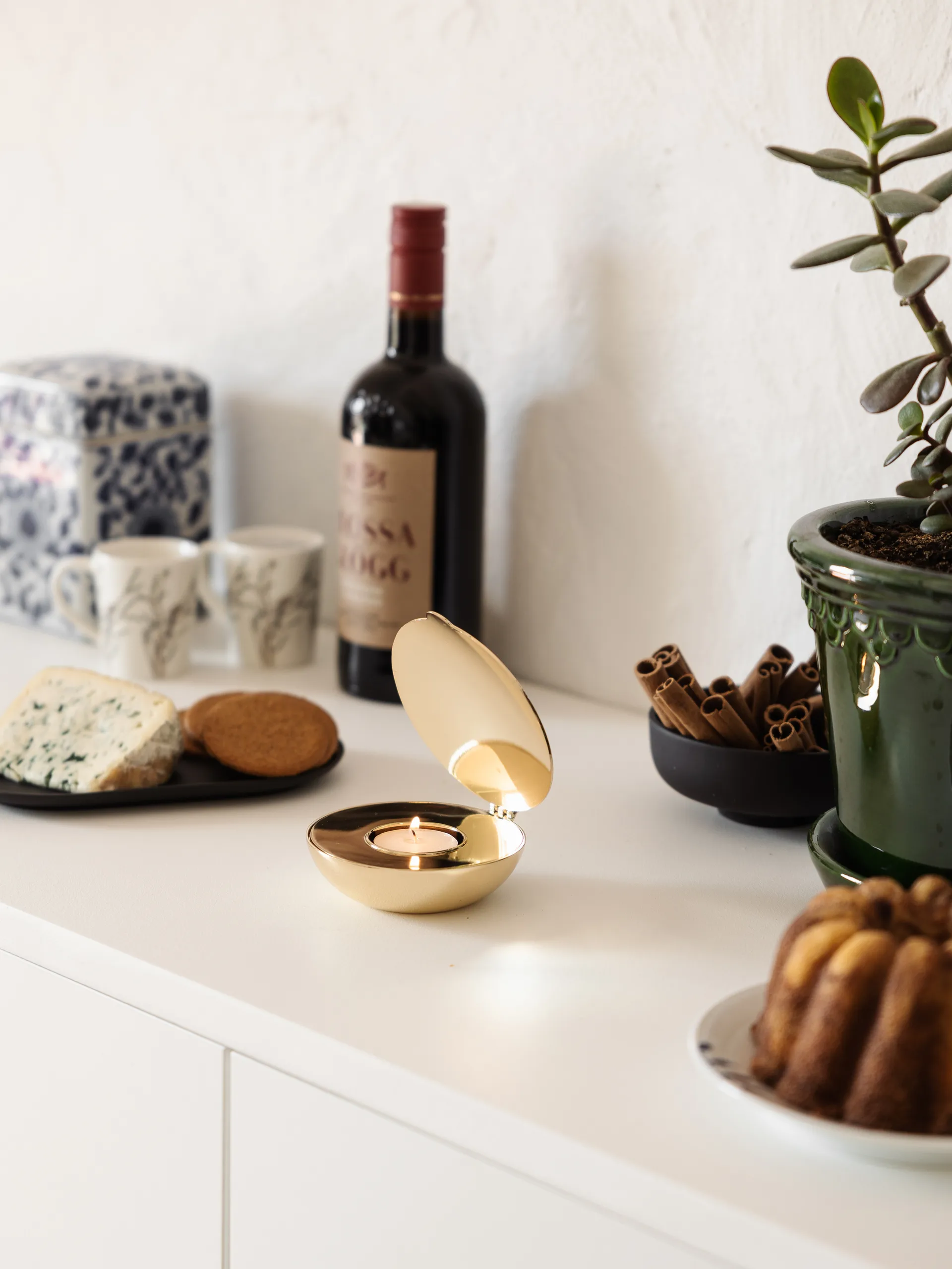 Shell キャンドルホルダー, brass Design House Stockholm | デザインハウス ストックホルム