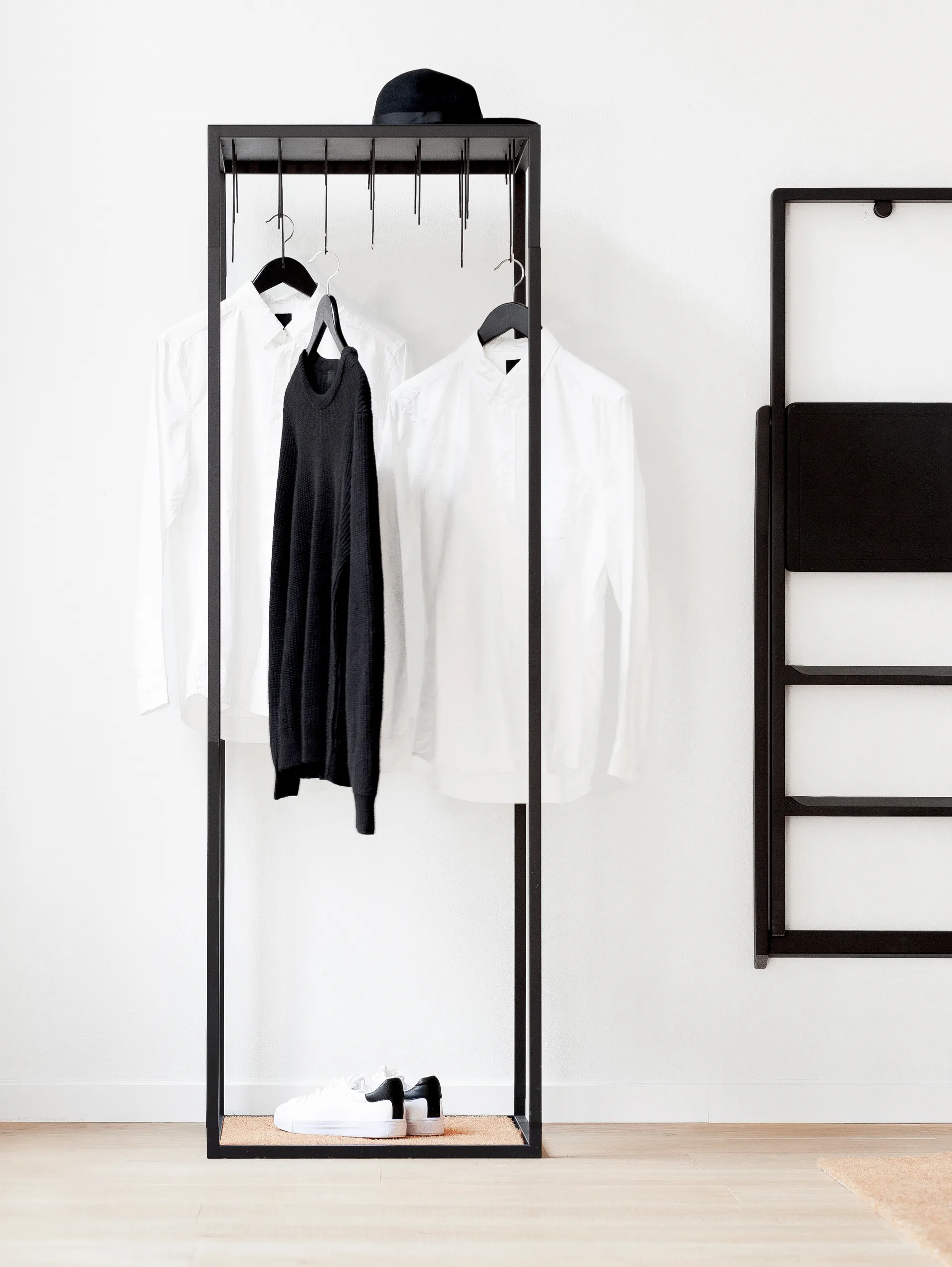 Step ladder はしご, Black-lacquered Design House Stockholm | デザインハウス ストックホルム