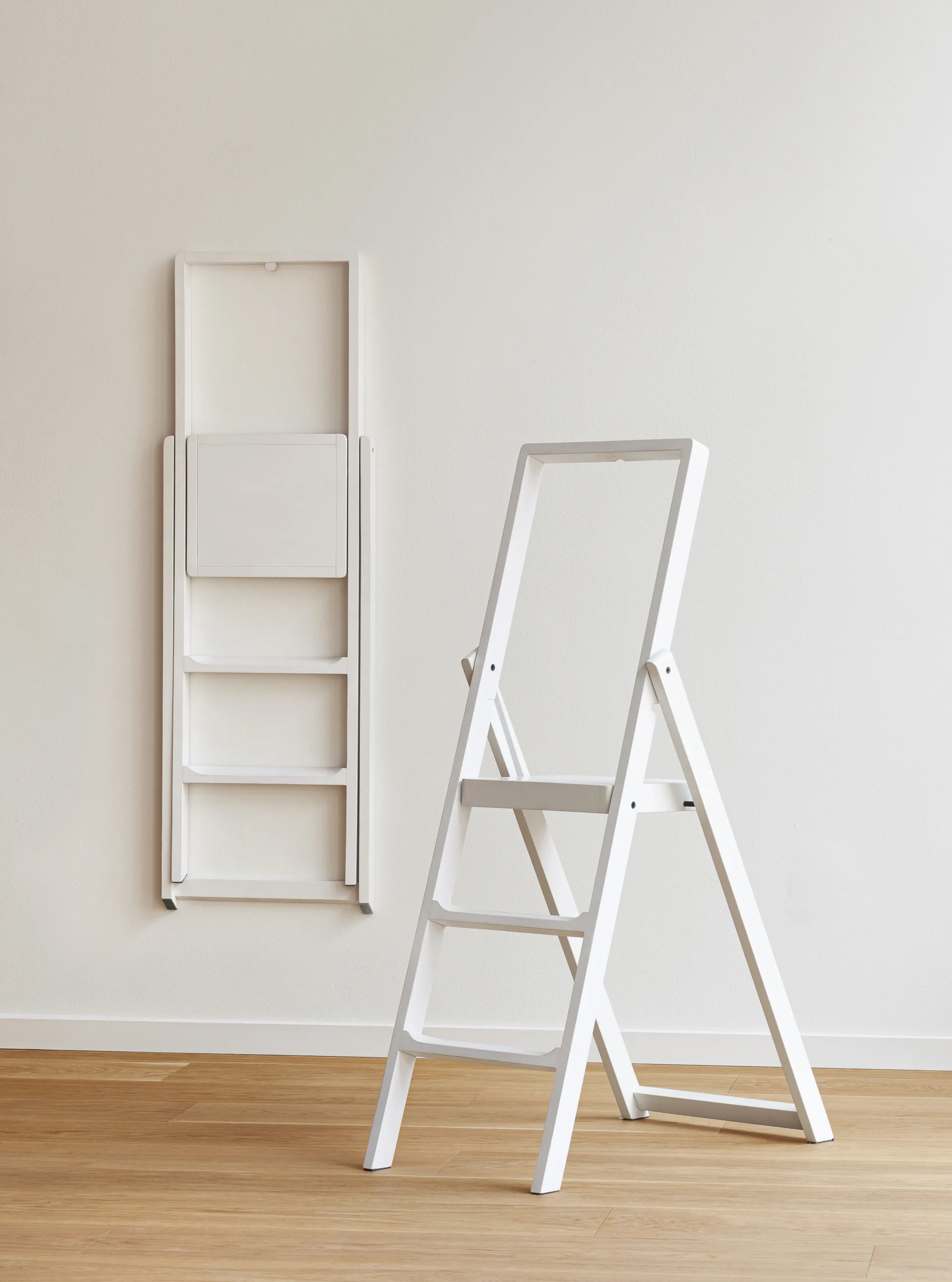 Step ladder はしご, White-lacquered Design House Stockholm | デザインハウス ストックホルム