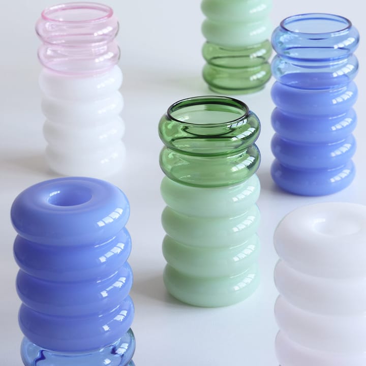 Bubble 2-in-1 花瓶＆キャンドルホルダー 13.5 cm - Blue - Design Letters | デザインレターズ