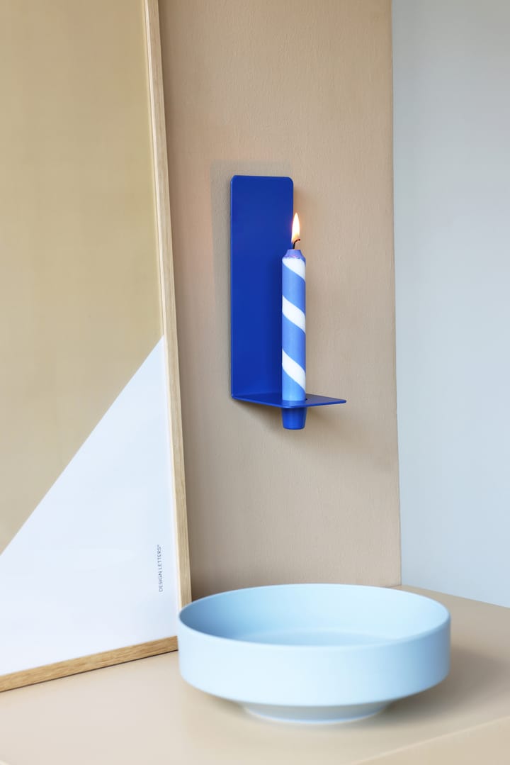 Cosy up 壁掛けキャンドルスティック 25 cm - Cobalt - Design Letters | デザインレターズ