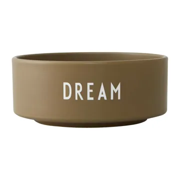 Design Letters スナックボウル Ø12 cm - Dream-olive green - Design Letters | デザインレターズ