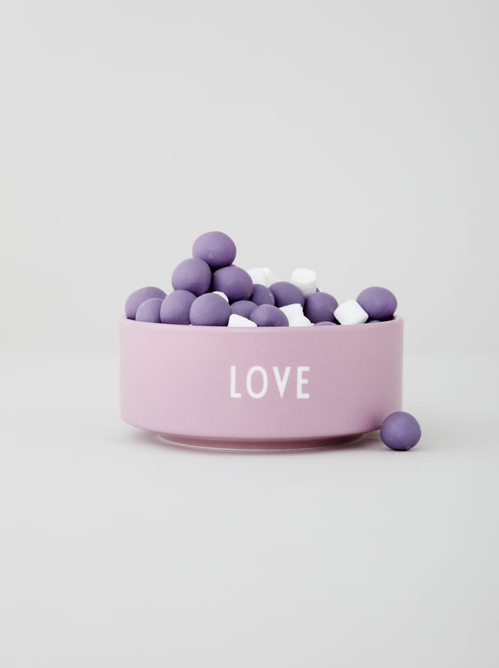 Design Letters スナックボウル Ø12 cm - Love-lavender - Design Letters | デザインレターズ