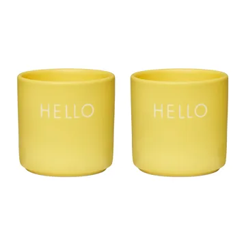 Design Letters エッグカップ 2個セット - Hello-yellow - Design Letters | デザインレターズ
