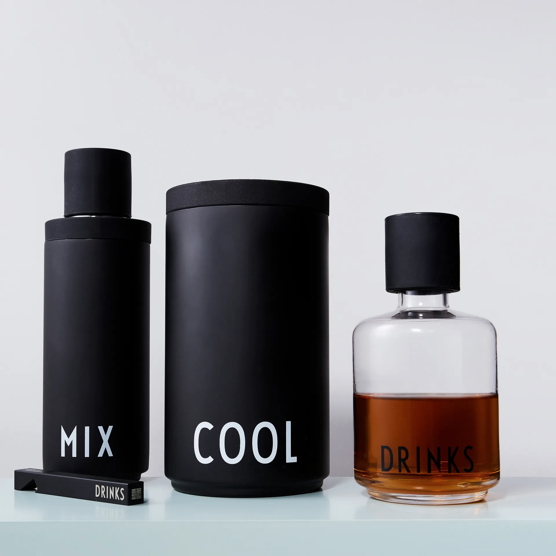 Design Letters シェイカー ブラック, 23 cm Design Letters | デザインレターズ