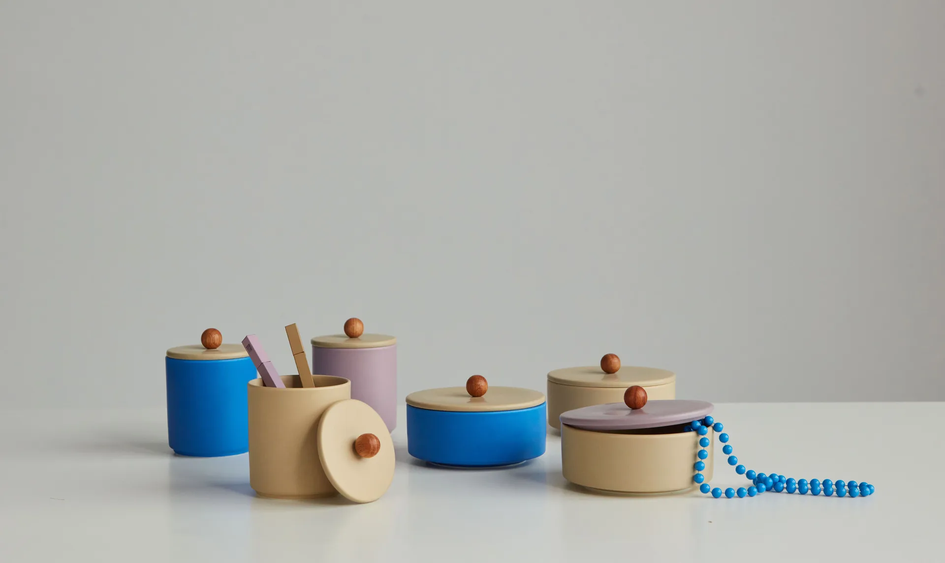 Design Letters 収納ジャー 25 cl, Beige Design Letters | デザインレターズ