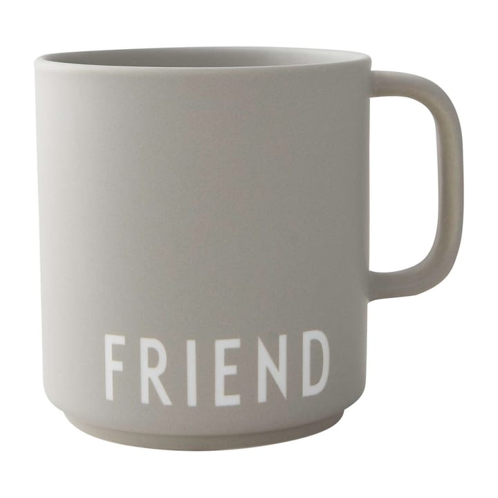 Design Letters フェイバリットカップ ハンドル付き 25 cl - Friend-grey - Design Letters | デザインレターズ