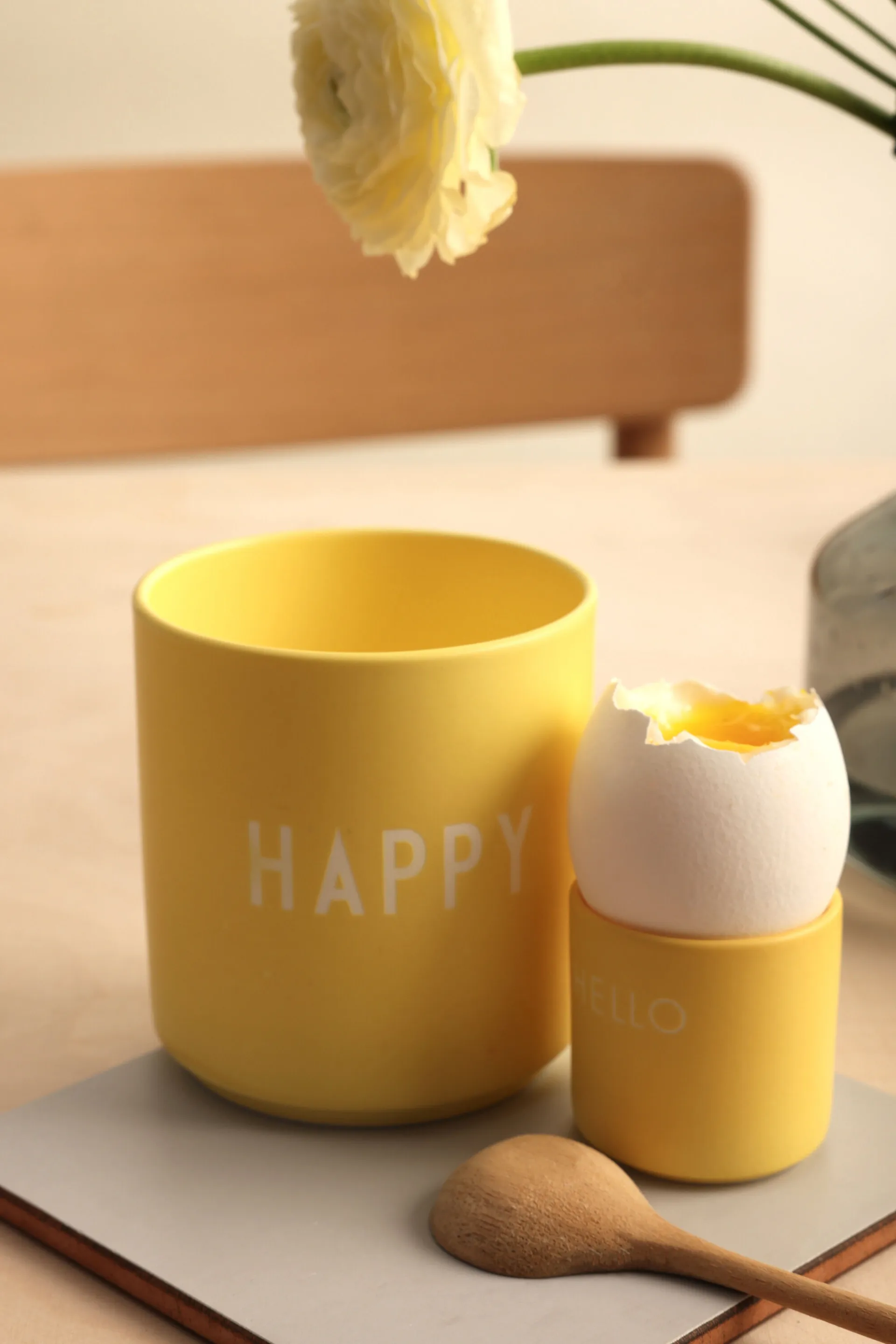 Design Letters フェイバリットカップ 25 cl, Happy-yellow Design Letters | デザインレターズ