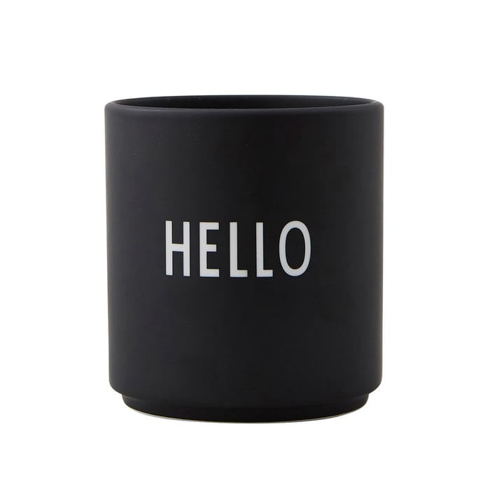 Design Letters フェイバリットカップ 25 cl - Hello-black - Design Letters | �デザインレターズ