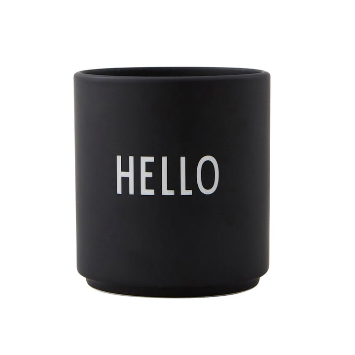 Design Letters フェイバリットカップ 25 cl - hello (Black) - Design Letters | デザインレターズ