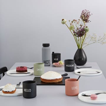 Design Letters フェイバリットカップ 25 cl - Hello-black - Design Letters | デザインレターズ
