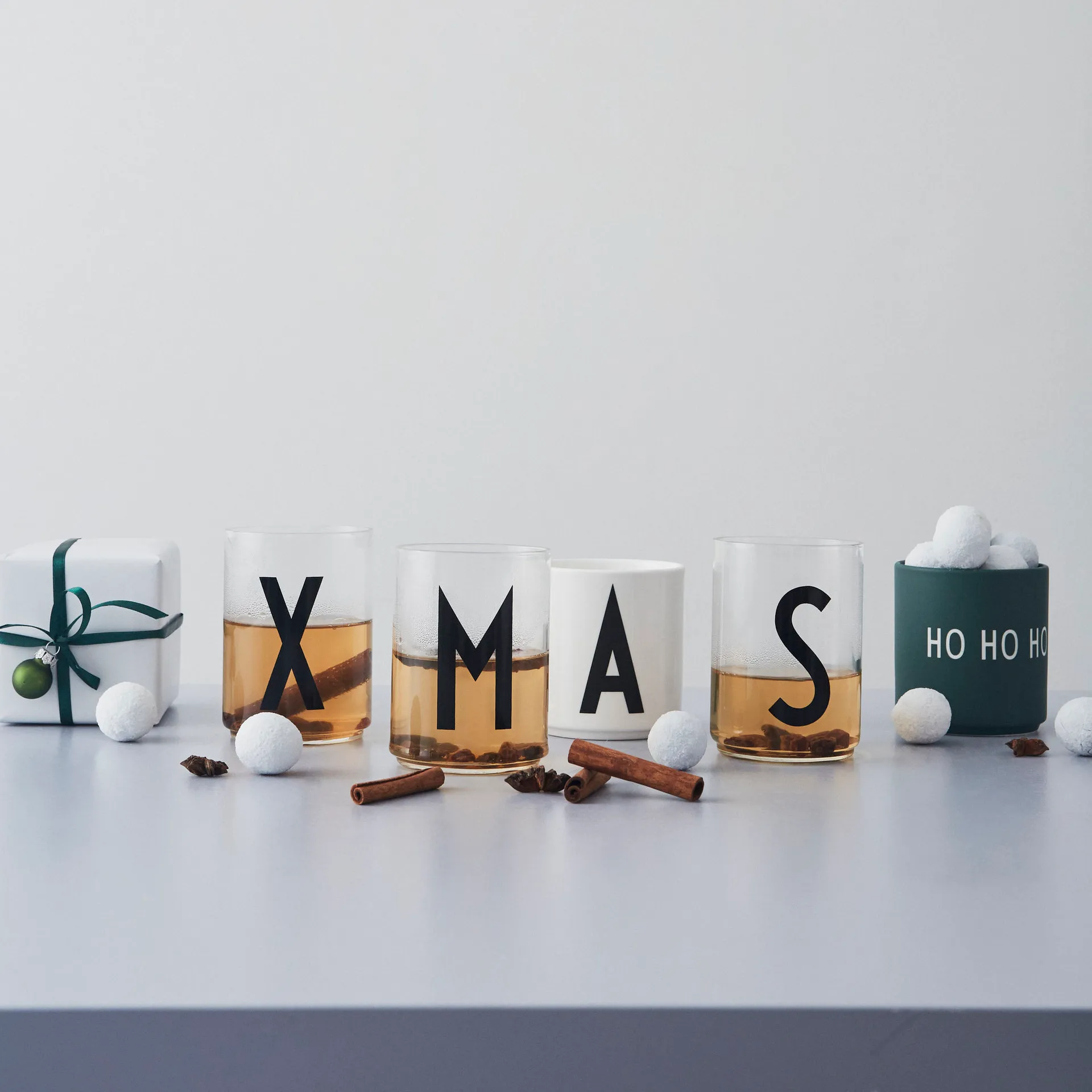 Design Letters フェイバリットカップ 25 cl, Ho ho ho-dark green Design Letters | デザインレターズ