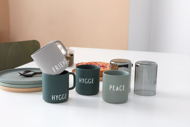 Design Letters フェイバリットカップ 25 cl - Hygge-dark green - Design Letters | デザインレターズ