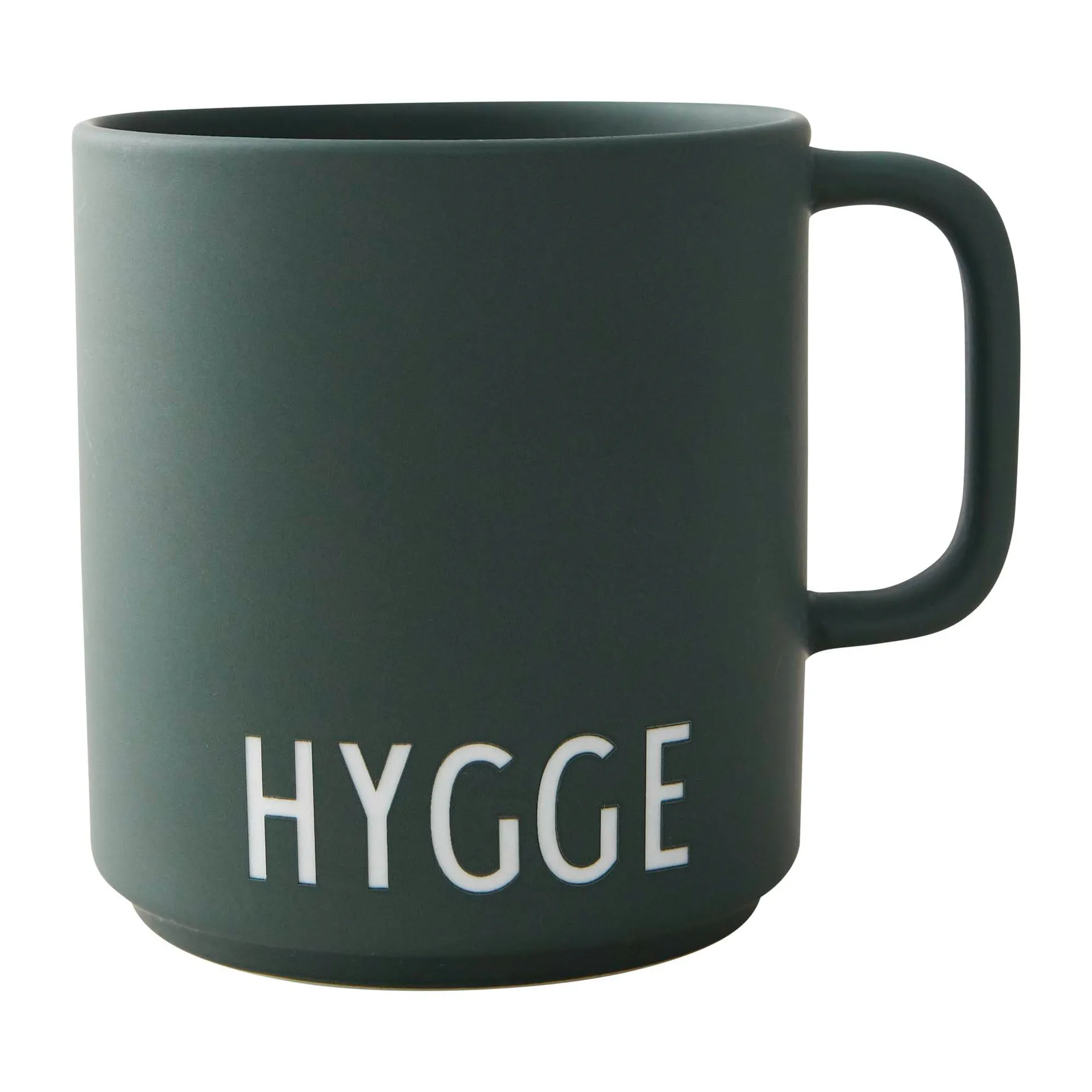 Design Letters フェイバリットカップ ハンドル付き 25 cl, Hygge-dark green Design Letters | デザインレターズ