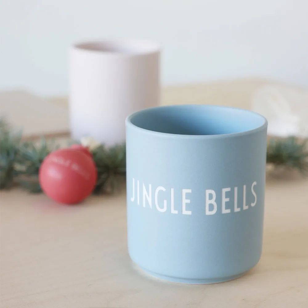 Design Letters フェイバリットカップ 25 cl, Jingle bells-light blue Design Letters | デザインレターズ