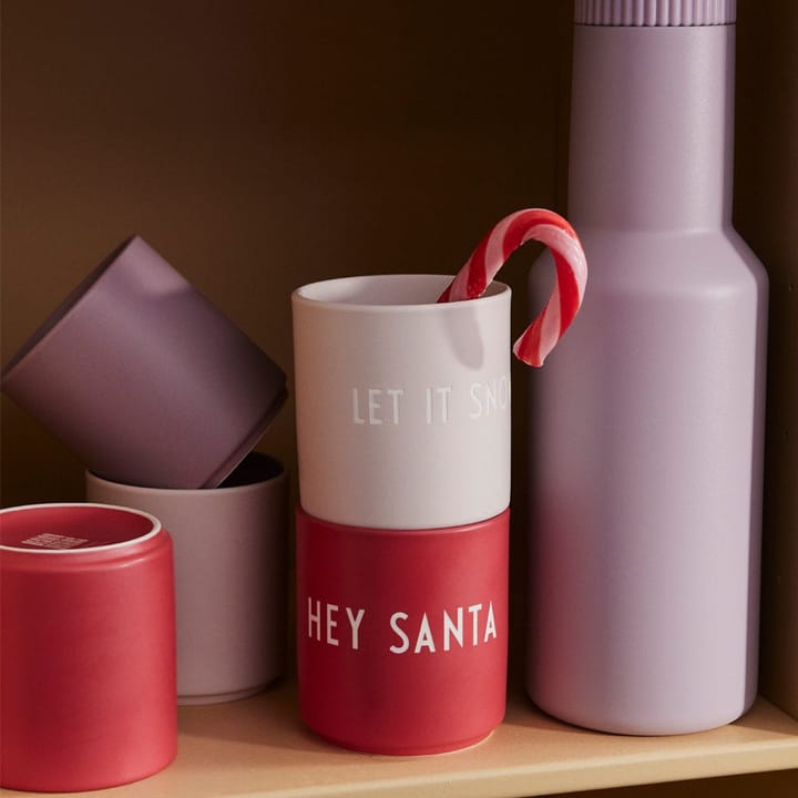Design Letters フェイバリットカップ 25 cl, Let it snow-pastel beige Design Letters | デザインレターズ