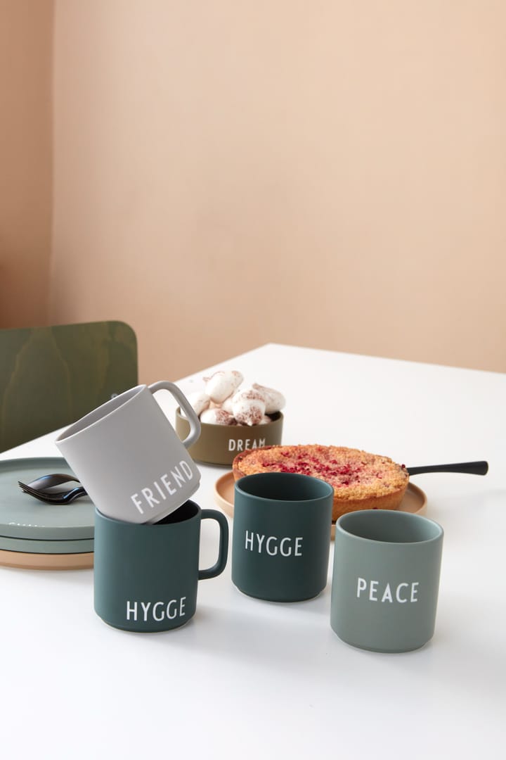 Design Letters フェイバリットカップ 25 cl, Peace-green Design Letters | デザインレタ��ーズ