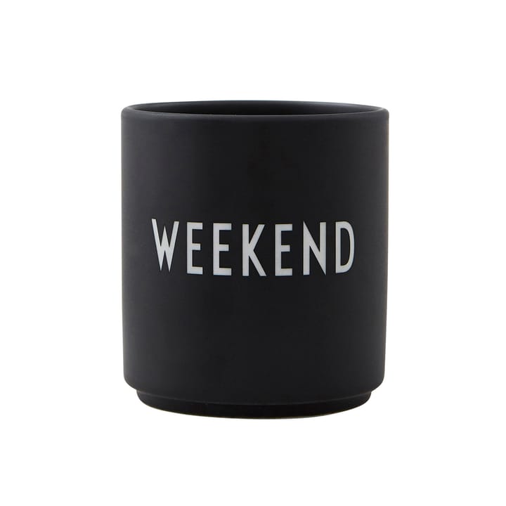 Design Letters フェイバリットカップ 25 cl - Weekend-black - Design Letters | デザインレターズ