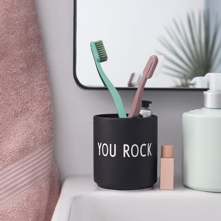 Design Letters フェイバリットカップ 25 cl, You rock-black Design Letters | デザインレターズ