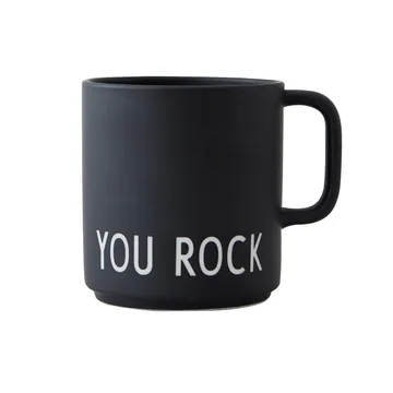 Design Letters フェイバリットカップ ハンドル付き 25 cl - you rock - Design Letters | デザインレターズ