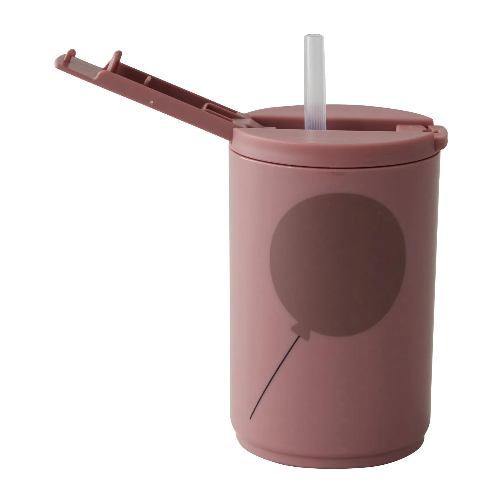 Design Letters サーマルマグ ストロー付き 33 cl, Ash rose Design Letters | デザインレターズ