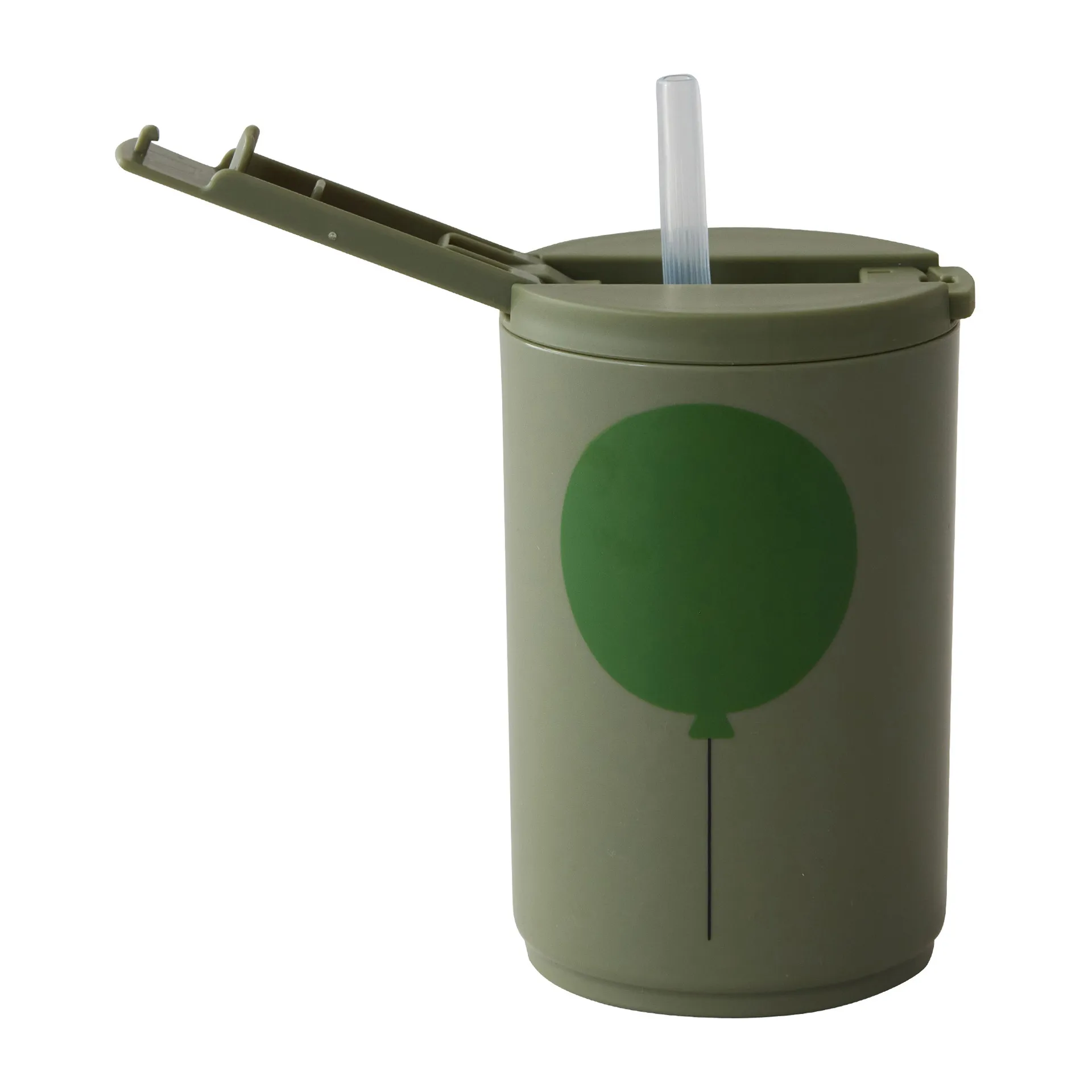 Design Letters サーマルマグ ストロー付き 33 cl, Forest green Design Letters | デザインレターズ