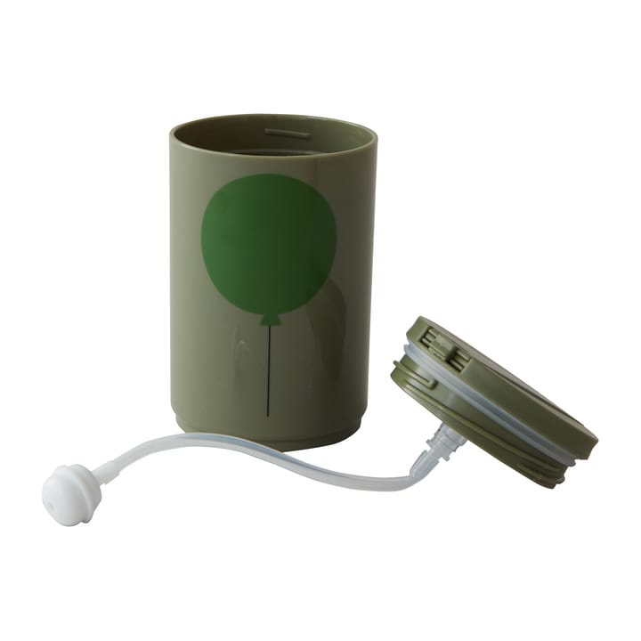 Design Letters サーマルマグ ストロー付き 33 cl, Forest green Design Letters | デザインレターズ